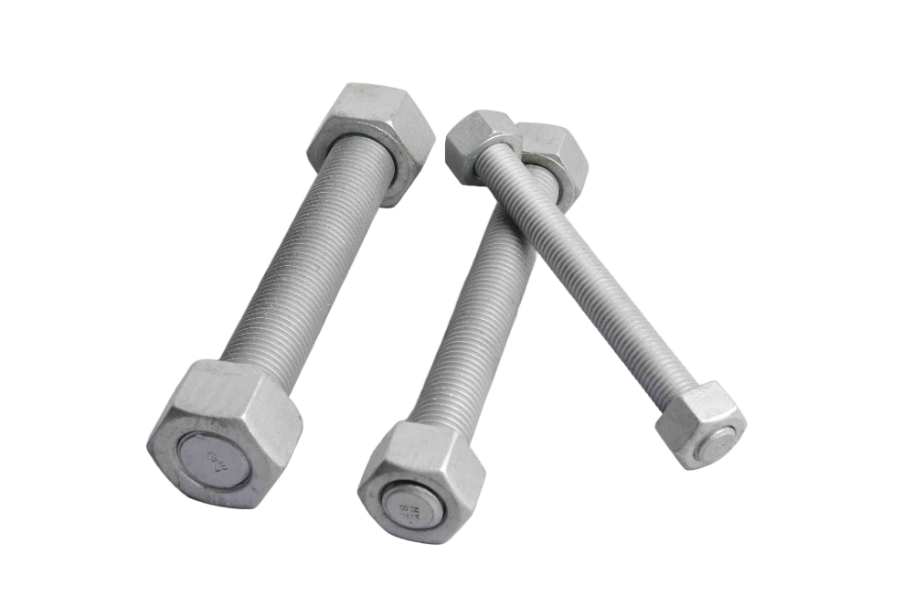 Hot-dip Galvanized Threaded Rod with Nuts